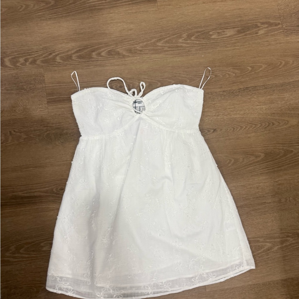 Princess Polly NWT White Dress 8 - Picture 6 of 9